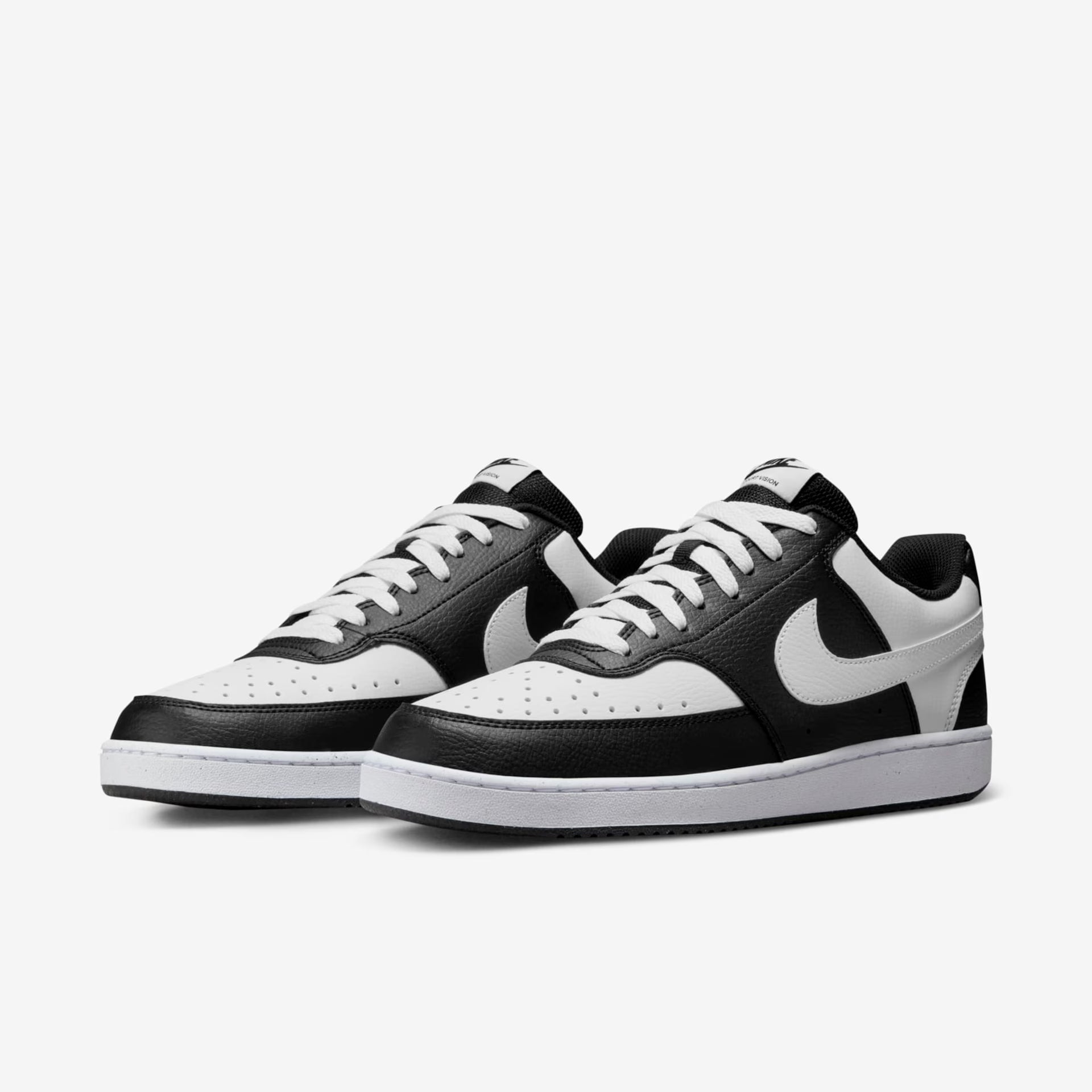 Tênis Nike Court Vision Low – Preto/Branco