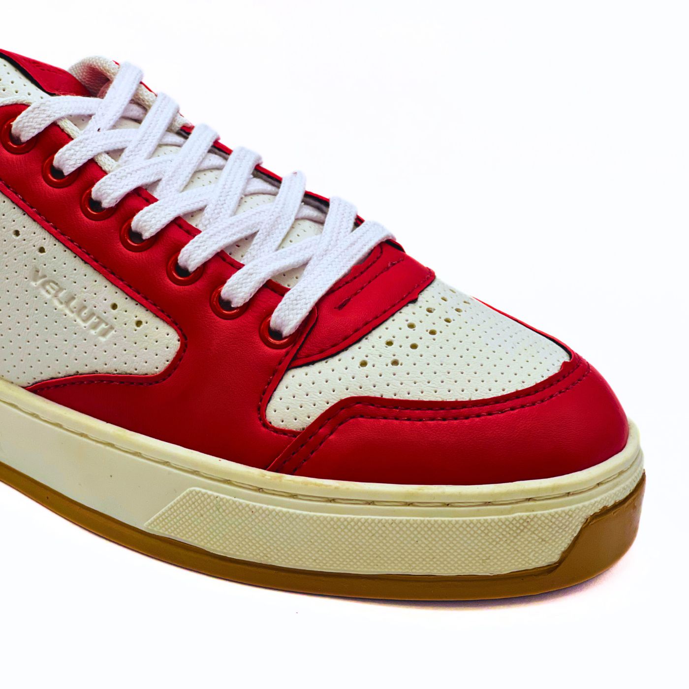 Sapatênis Velut WE-07 Branco/Vermelho
