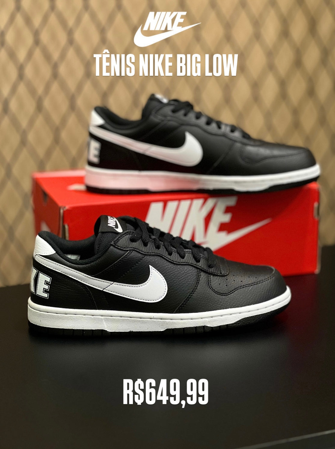 Tênis Nike Big Low