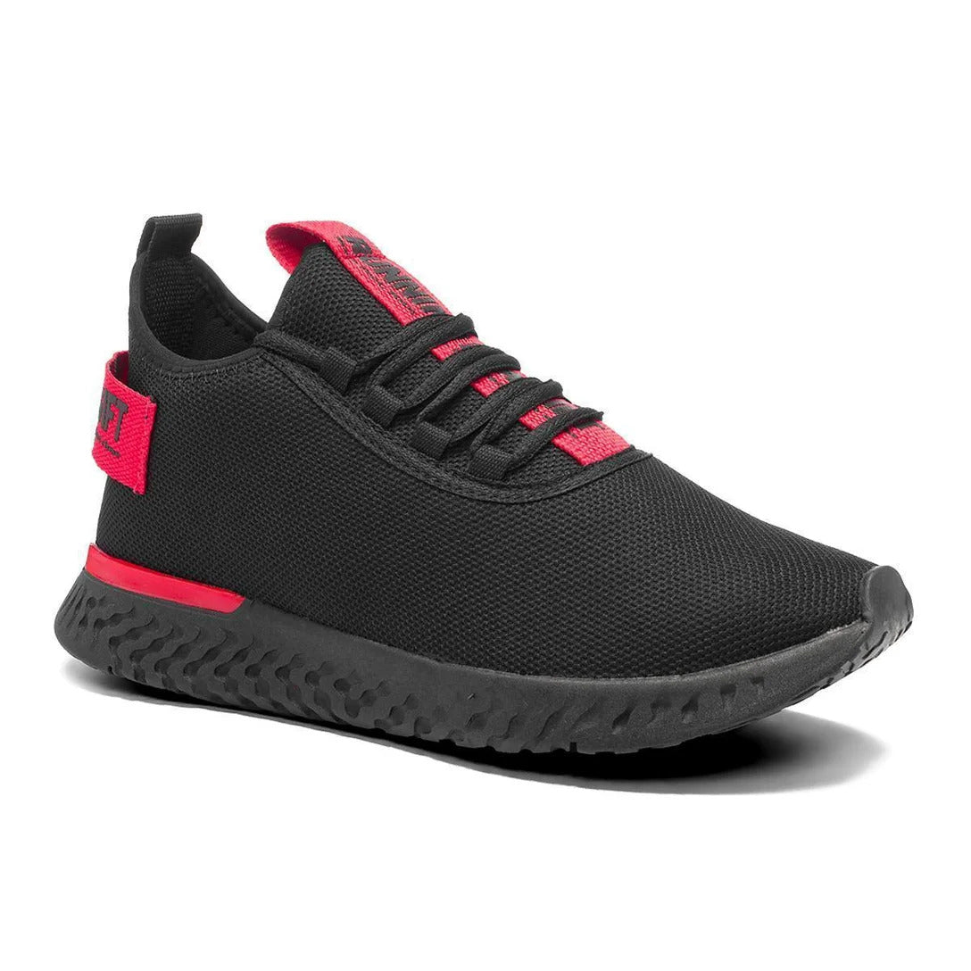 Tênis Masculino Oneflip JM002 Preto/Vermelho Esportivo