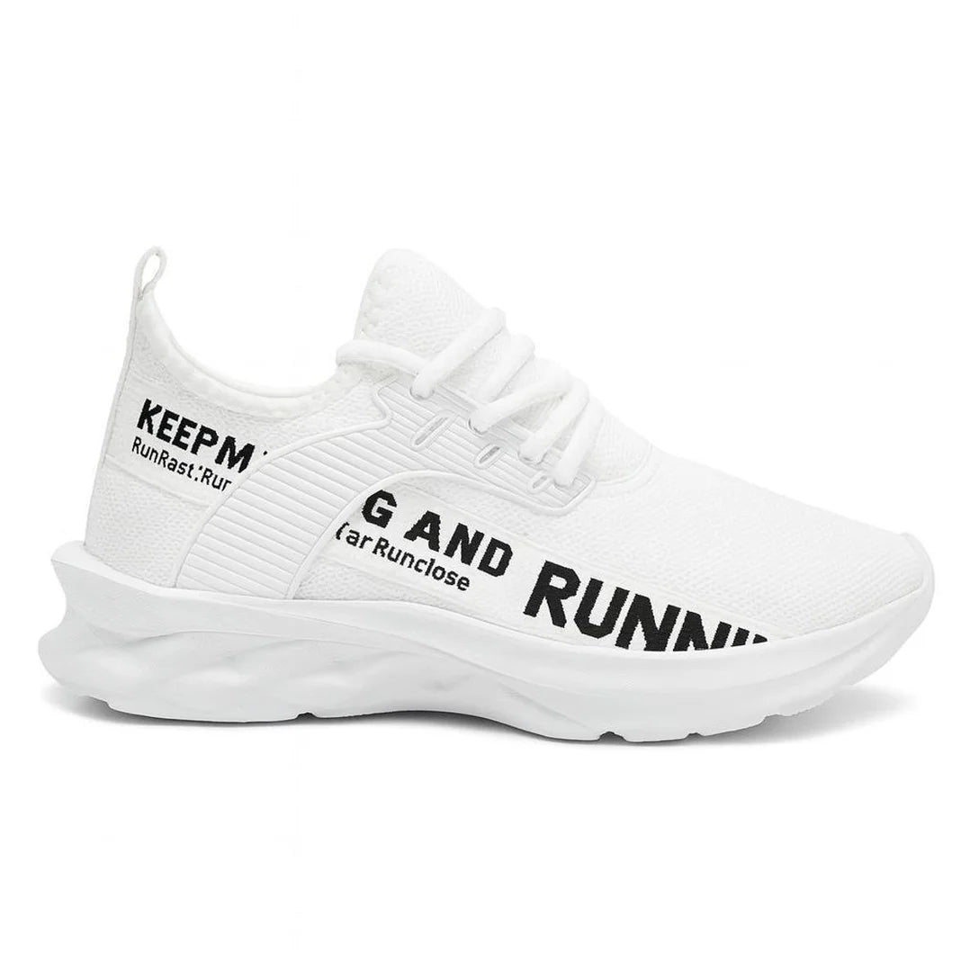 Tênis Masculino OneFlip JM008 Branco/Preto RUNNING