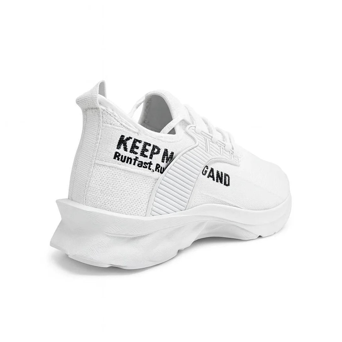 Tênis Masculino OneFlip JM008 Branco/Preto RUNNING