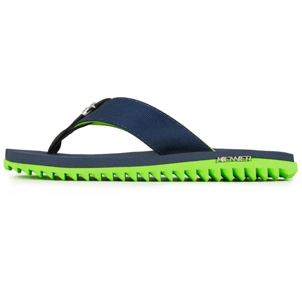 Kenner Kivah DLK-13 BlueNeon – Sandália Masculina Azul com Verde