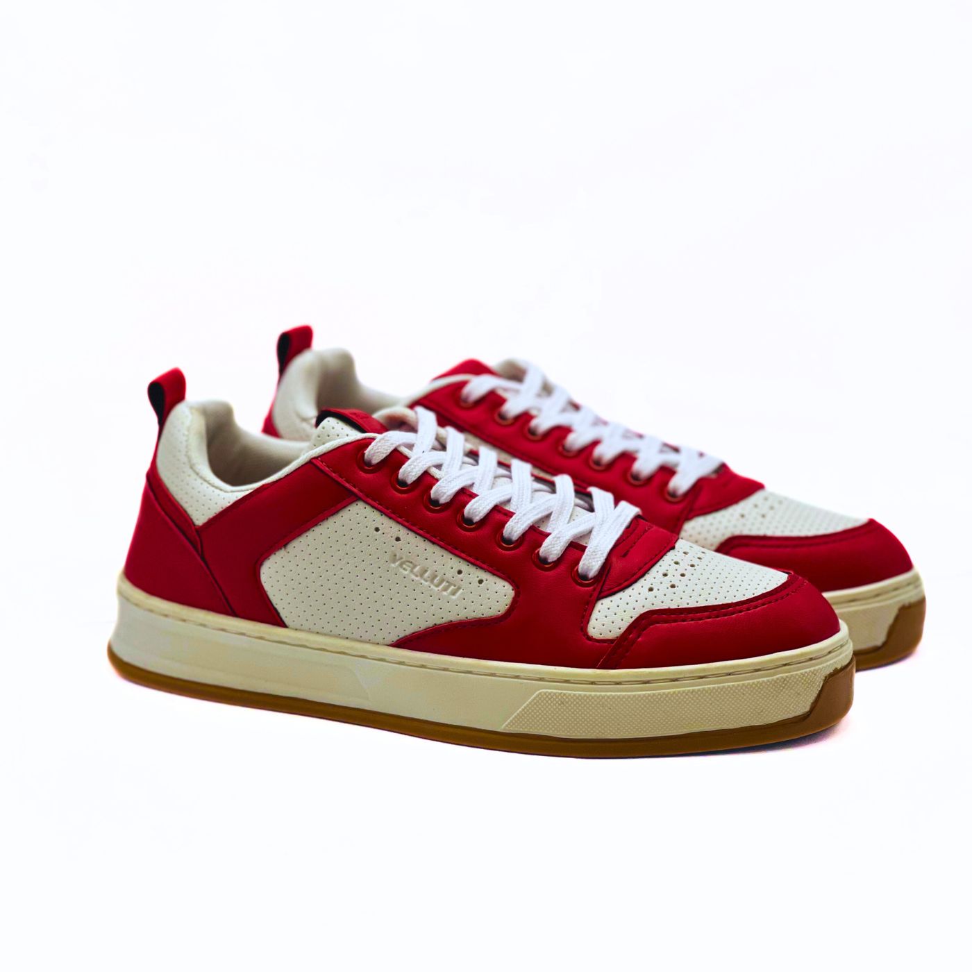 Sapatênis Velut WE-07 Branco/Vermelho