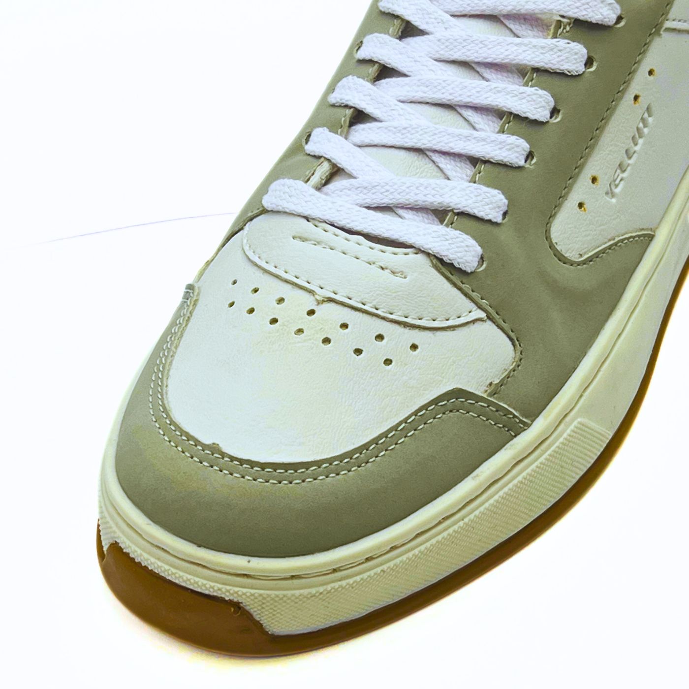 Sapatênis Velluti WE-07 Branco/Cinza