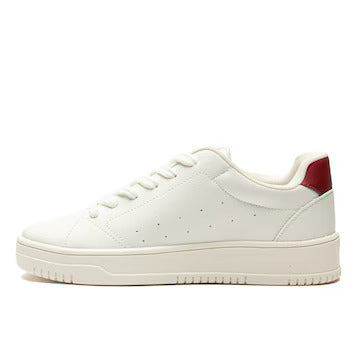 Tênis Ecko ECATL03 BrancoVermelho – Minimalismo com Toque de Estilo