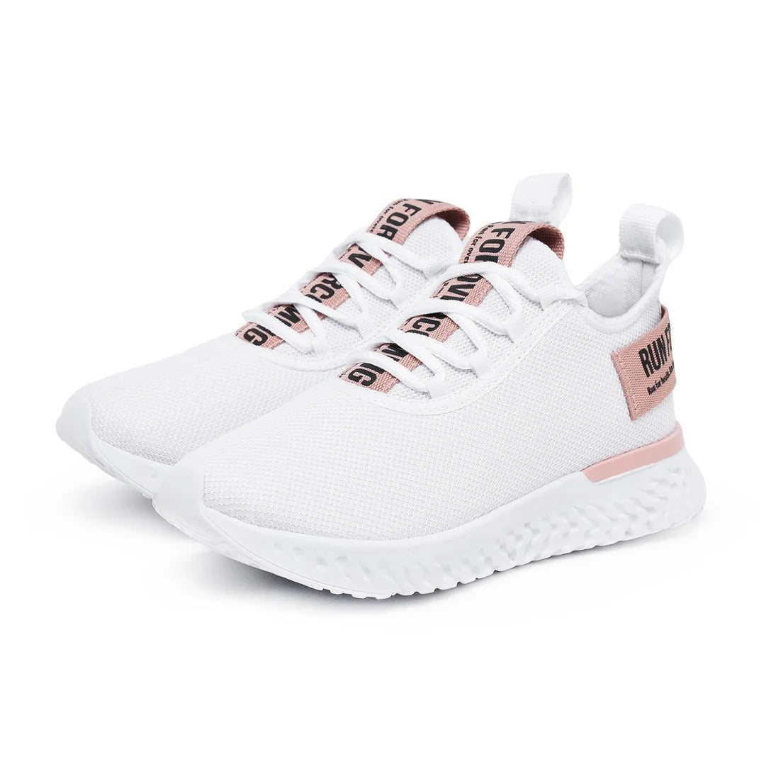 Tênis Feminino OneFlip Branco Rosé JF002