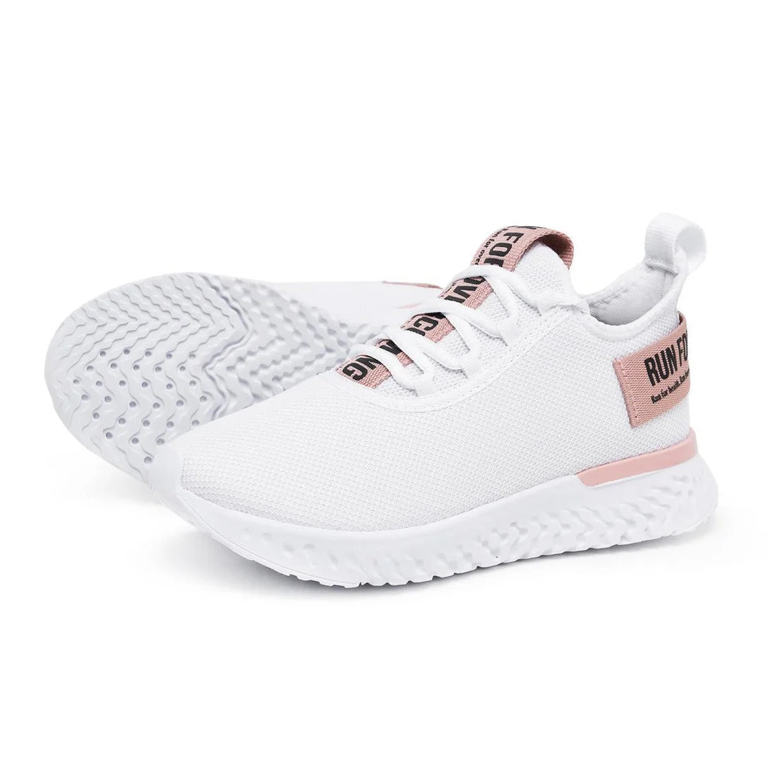 Tênis Feminino OneFlip Branco Rosé JF002