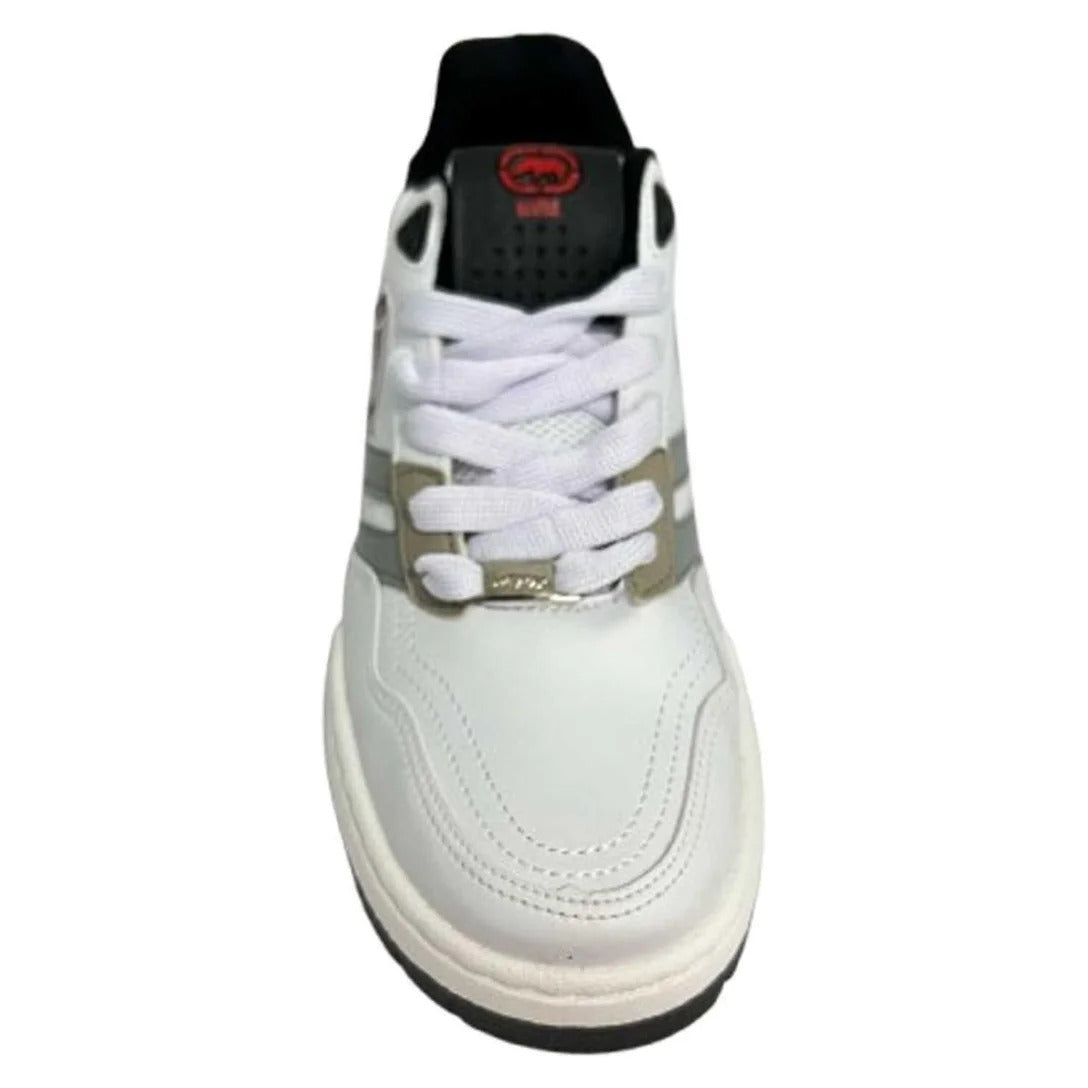 Tênis Hawk Branco/Vermelho – Estilo Retrô com Performance Urbana