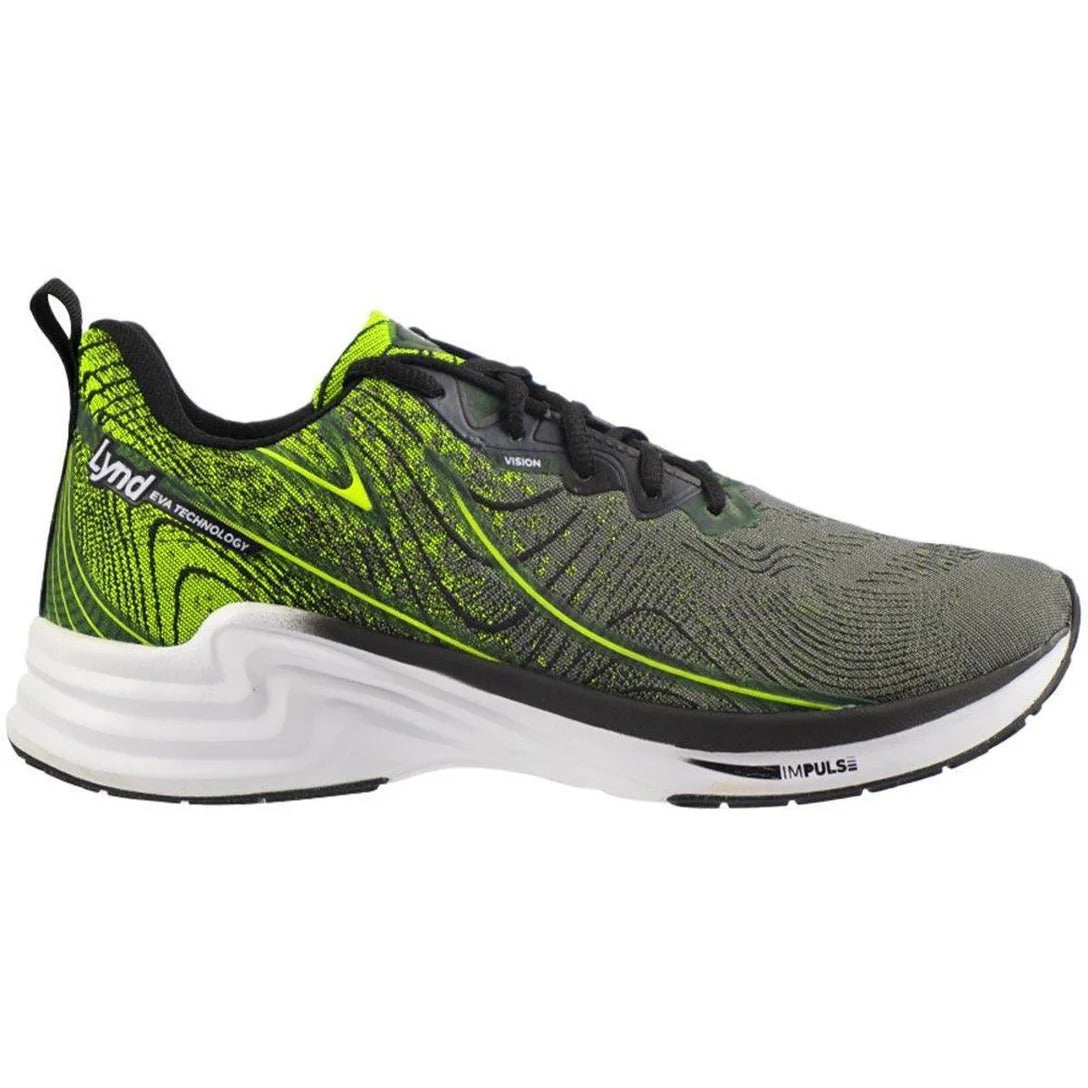 Tênis Lynd Vision – Preto/Verde Cítrico