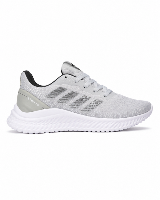 Tênis Esportivo Veloce MotionFlow Ice Gray