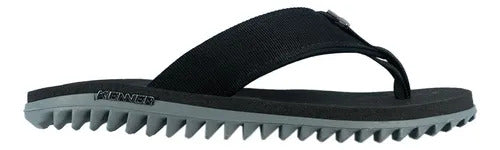 Kenner Kivah DLK-02 Grey/Black – Sandália Masculina Tratorada ( 1300022304-2 )