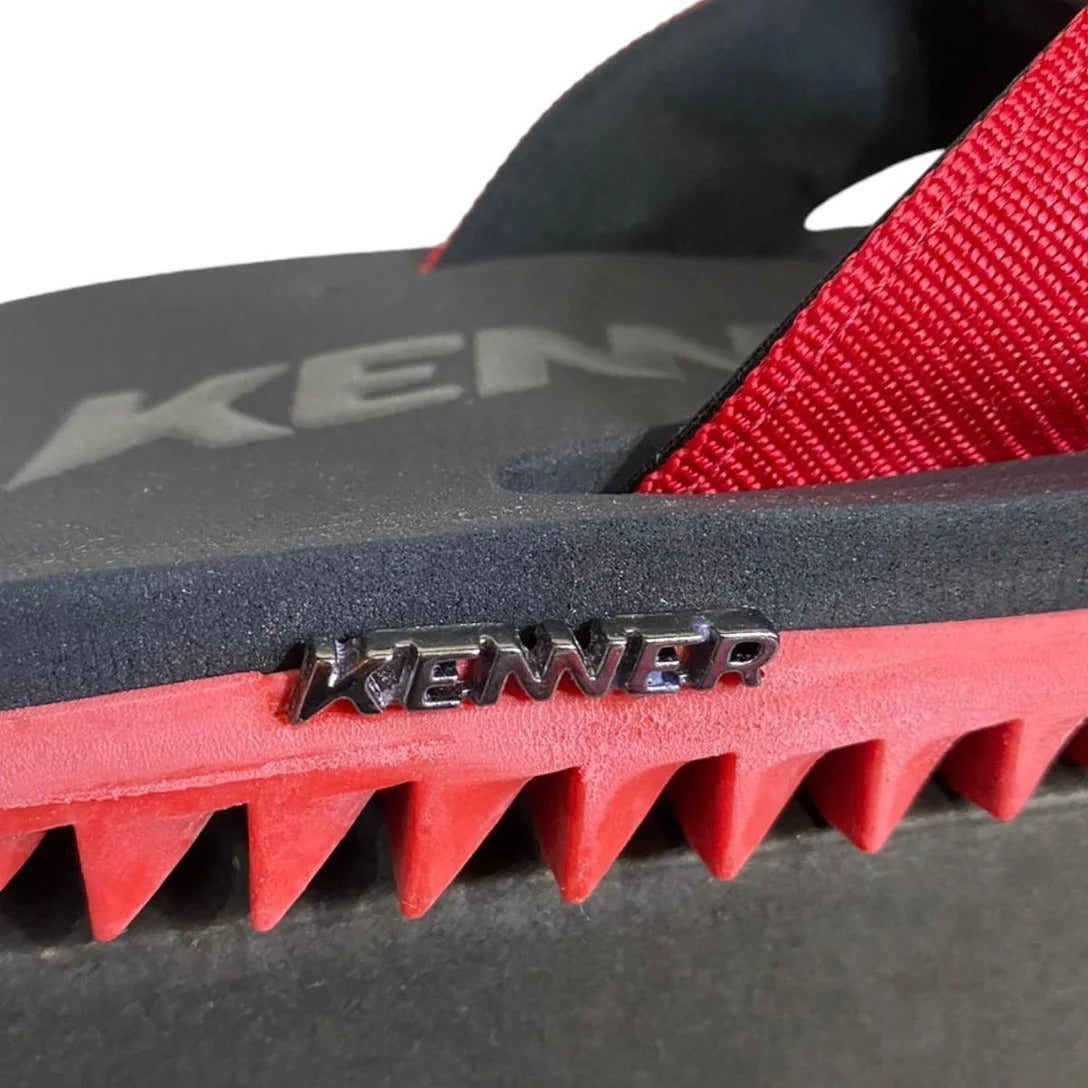 Kenner Kyah TKSI Red & Black – Sandália Masculina Plataforma