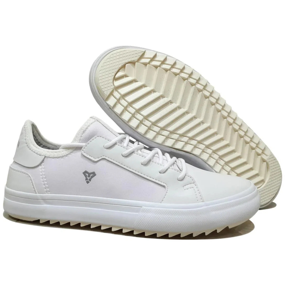 Tênis Lejon LJVU0258 BrancoOff White – Casual Premium Minimalista