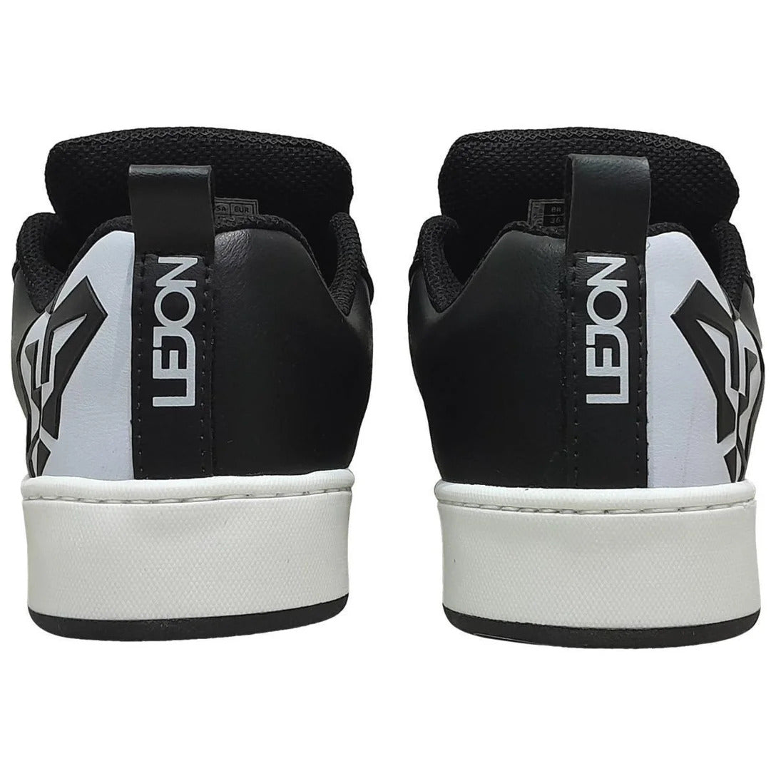 Tênis Lejon LJSC0006 PretoBranco – Casual Premium Estiloso