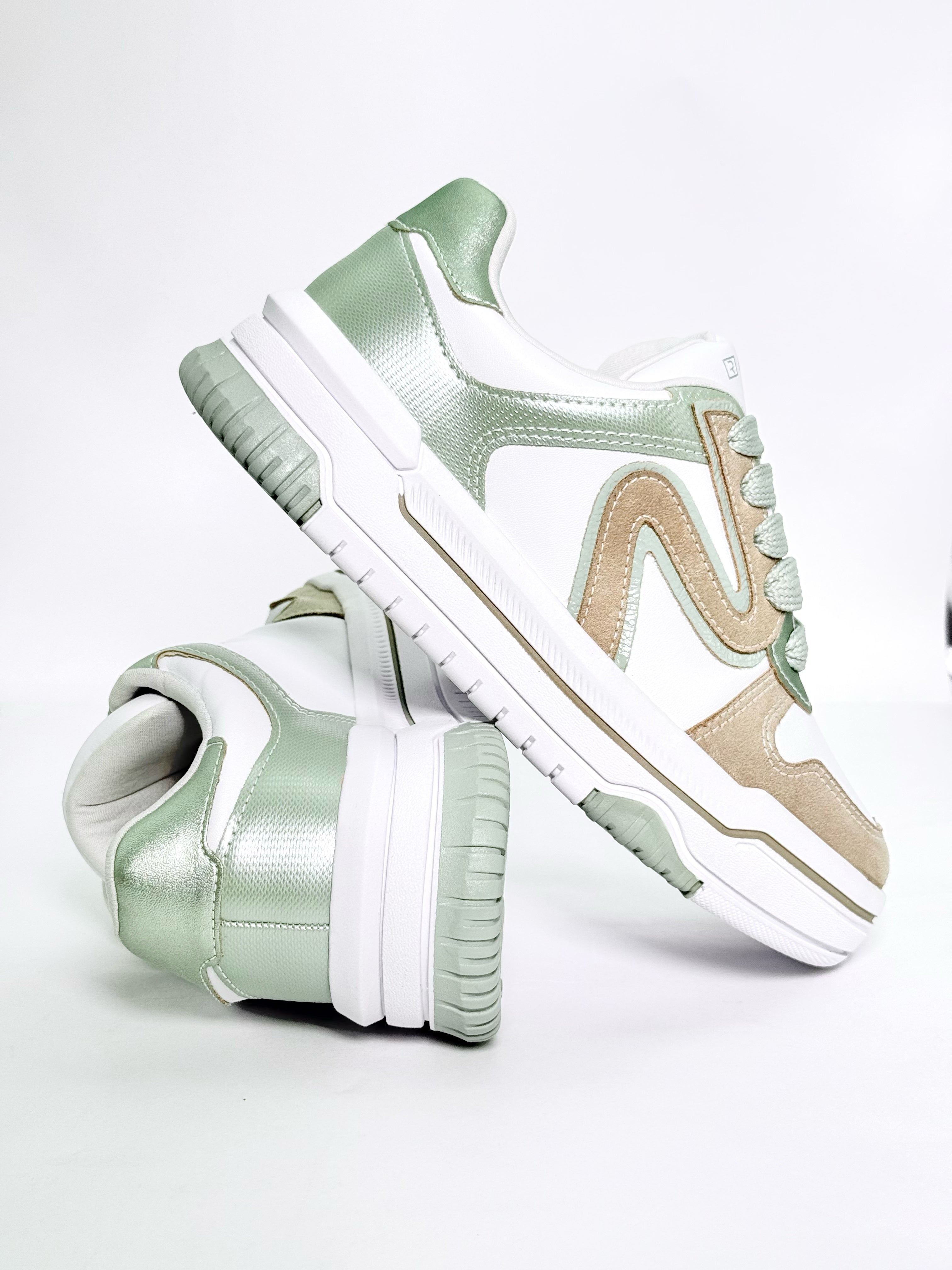 Tênis Casual Branco/Alecrim/Gelo Ramarim 2594103-1