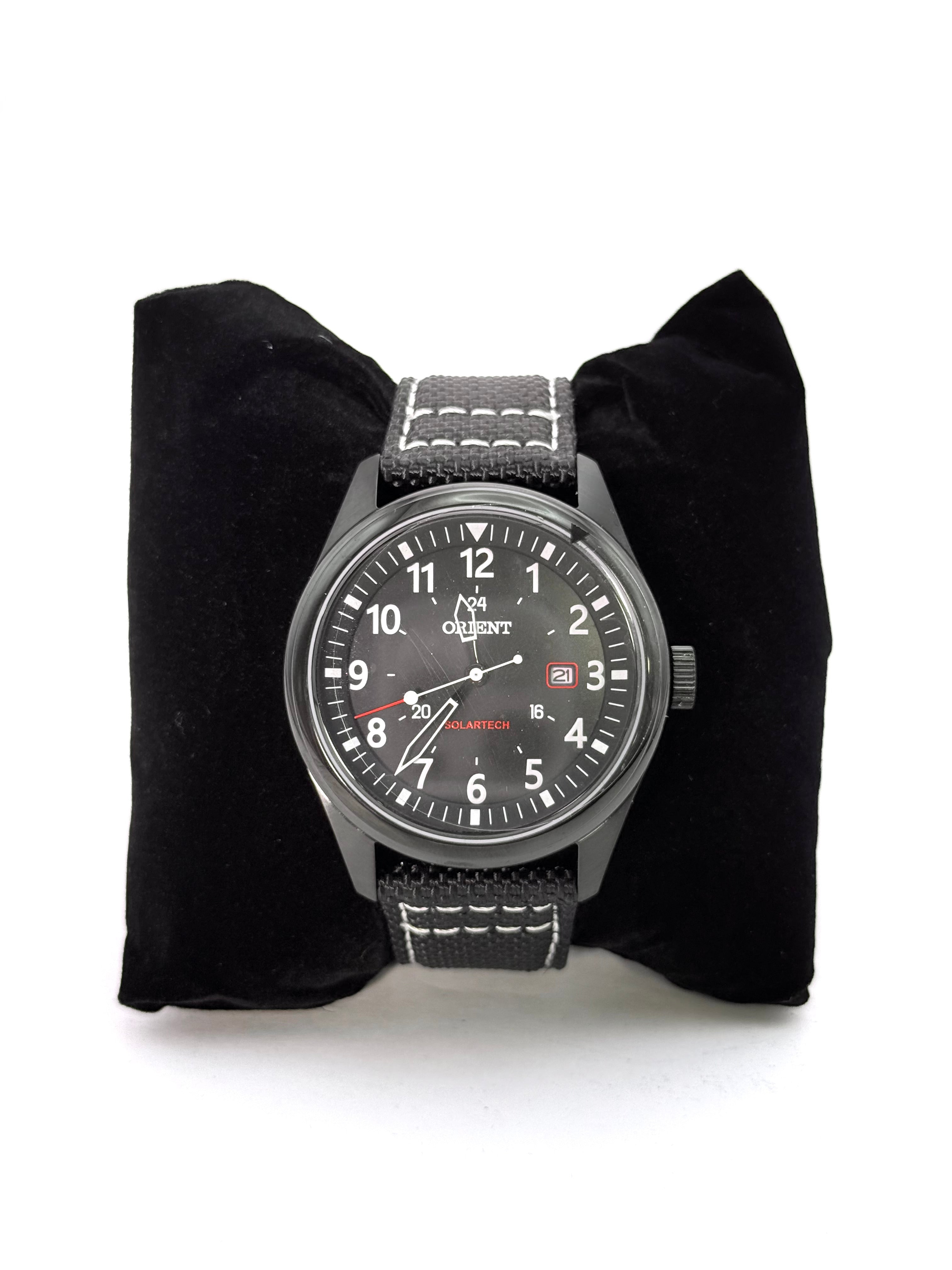 Relógio Orient SolarTech Field Military Nylon