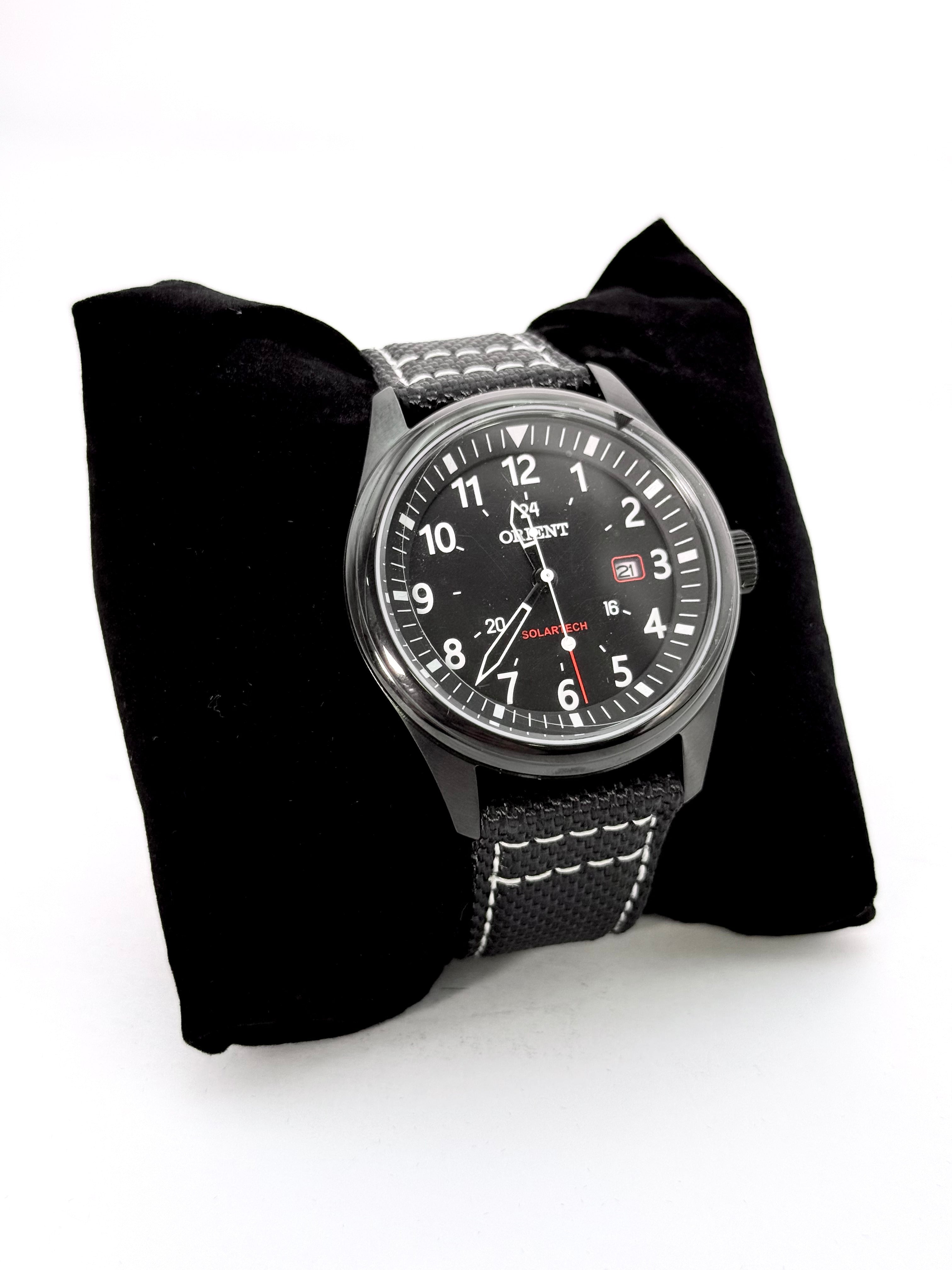 Relógio Orient SolarTech Field Military Nylon