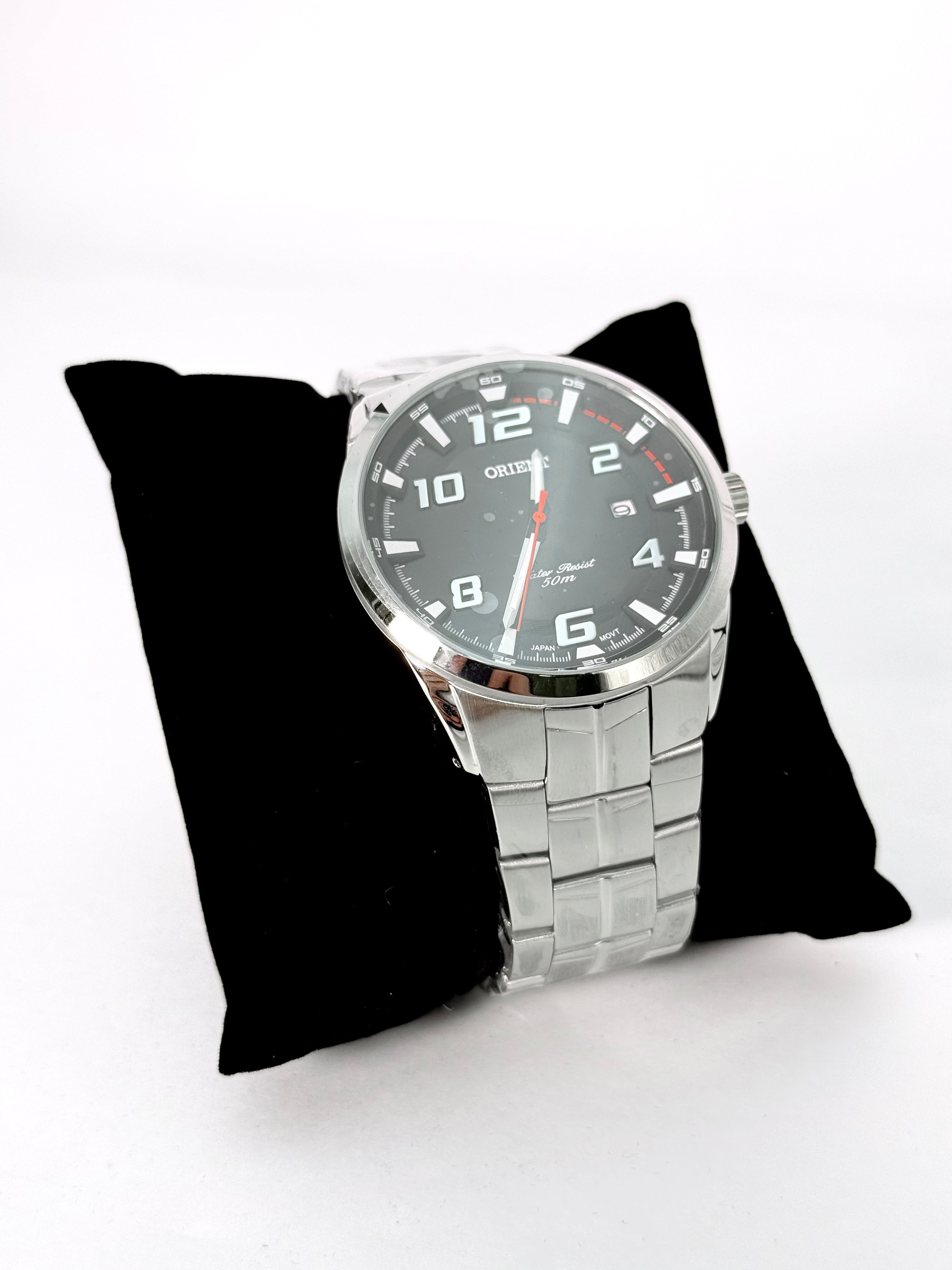 Relógio Orient MBSS1335 Aço Inox Preto Calendário
