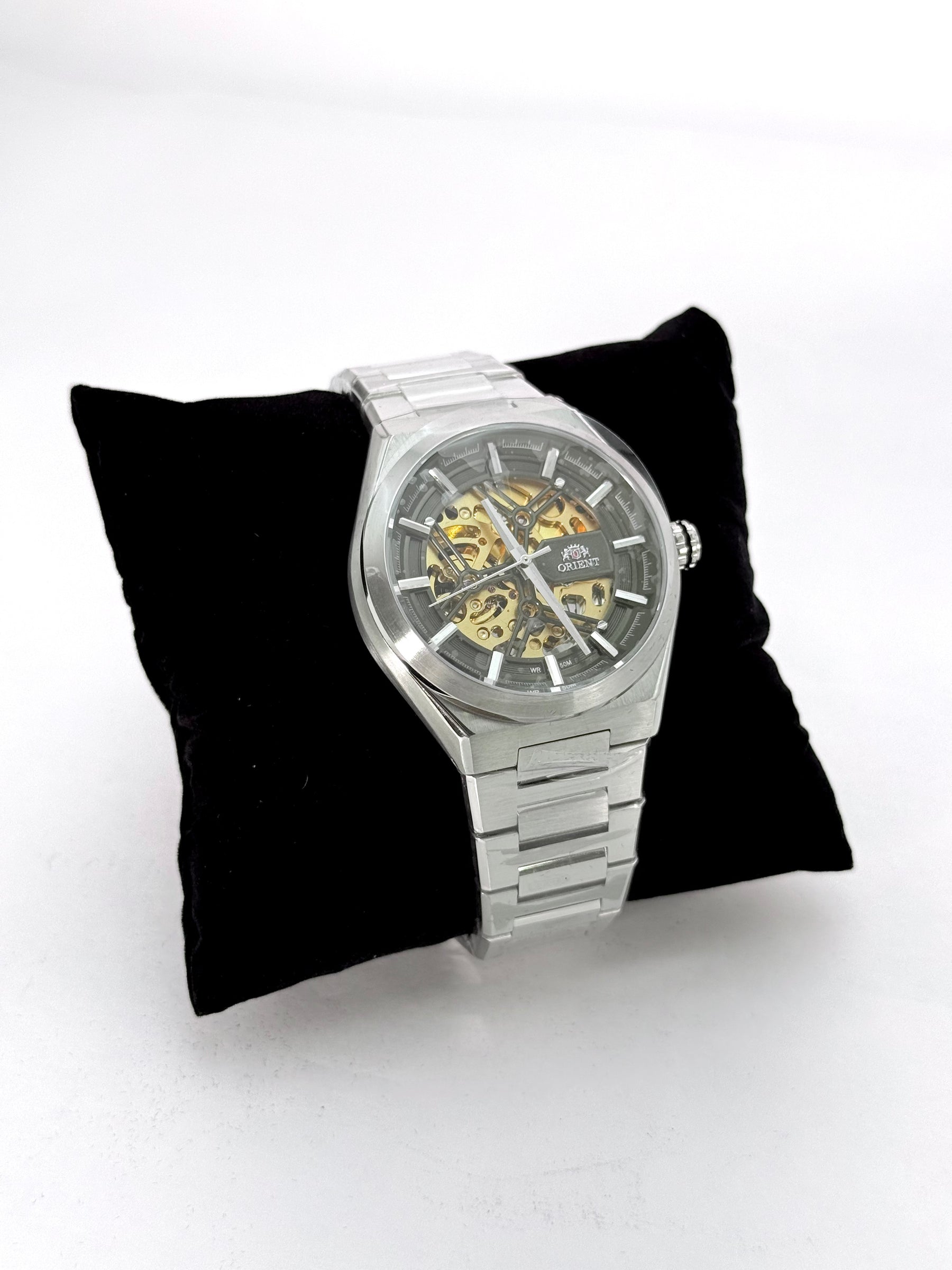 Relógio Orient Masculino RA‑AG0005G10B – Open Heart / Skeleton