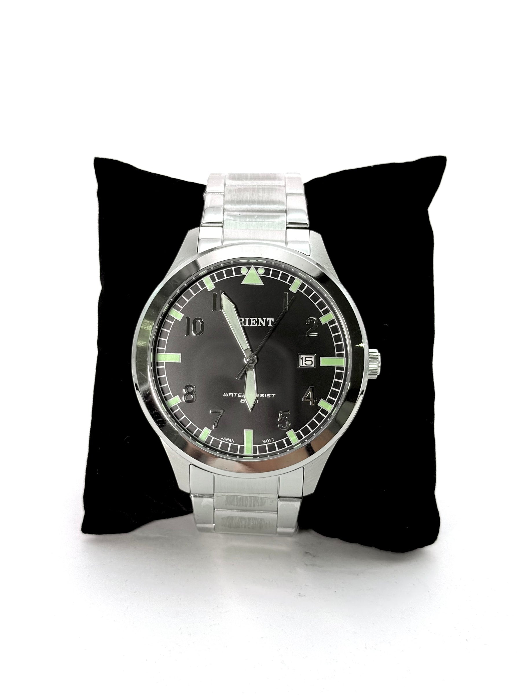 Relógio Orient Masculino – Aço Inox Preto