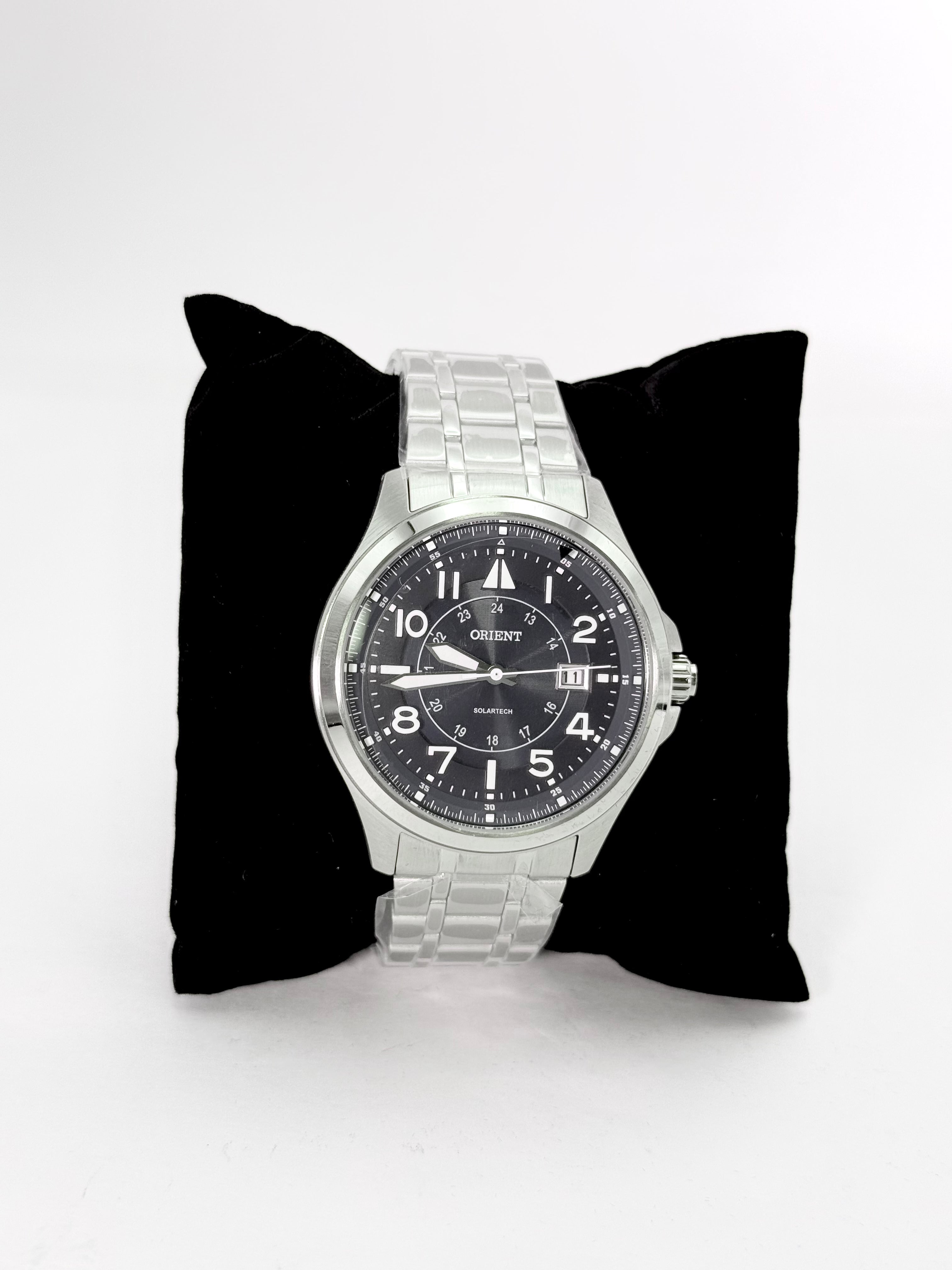 Relógio Orient Masculino – Solartech com Aço Inox