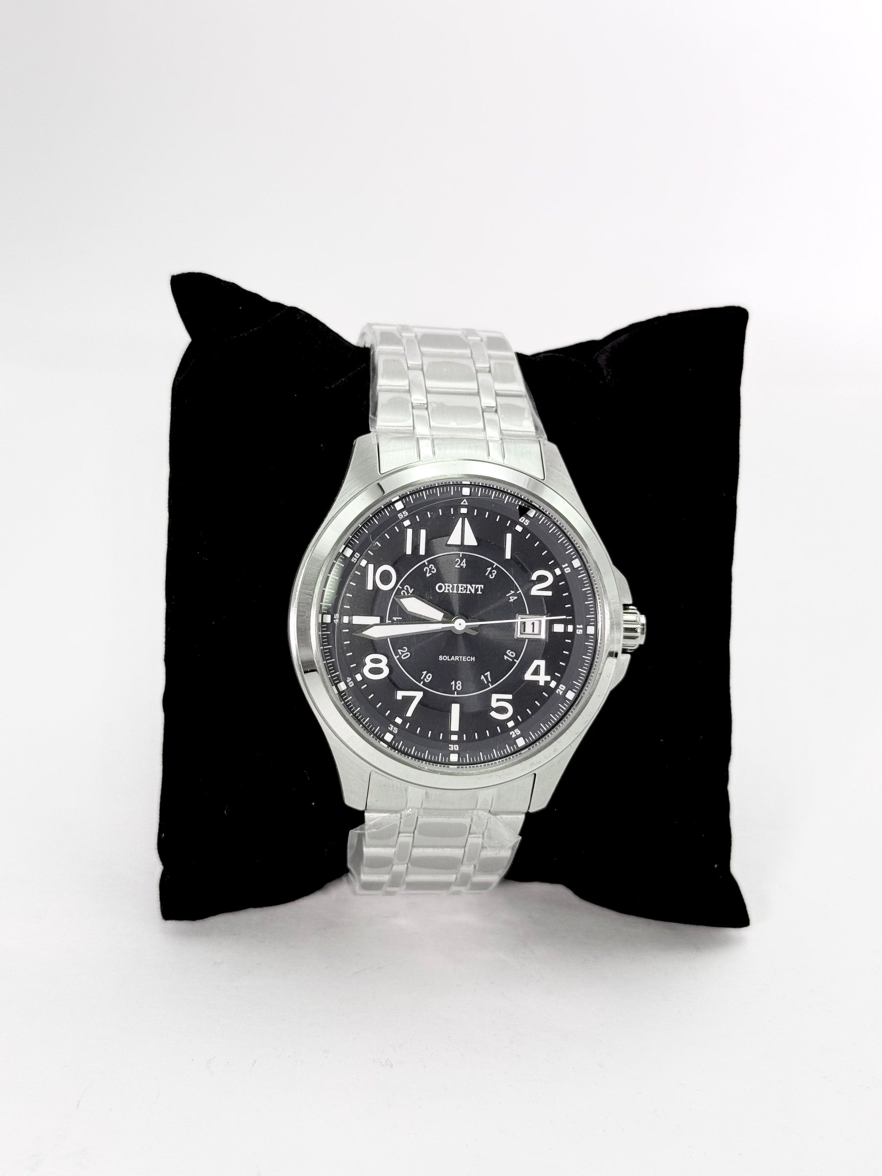 Relógio Orient Masculino – Solartech com Aço Inox