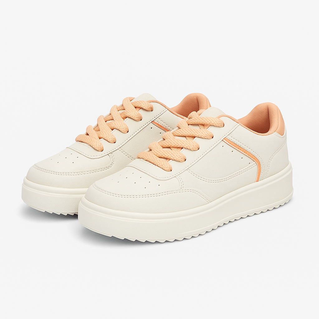 Tênis Feminino Plataforma TR369 Off White Néctar