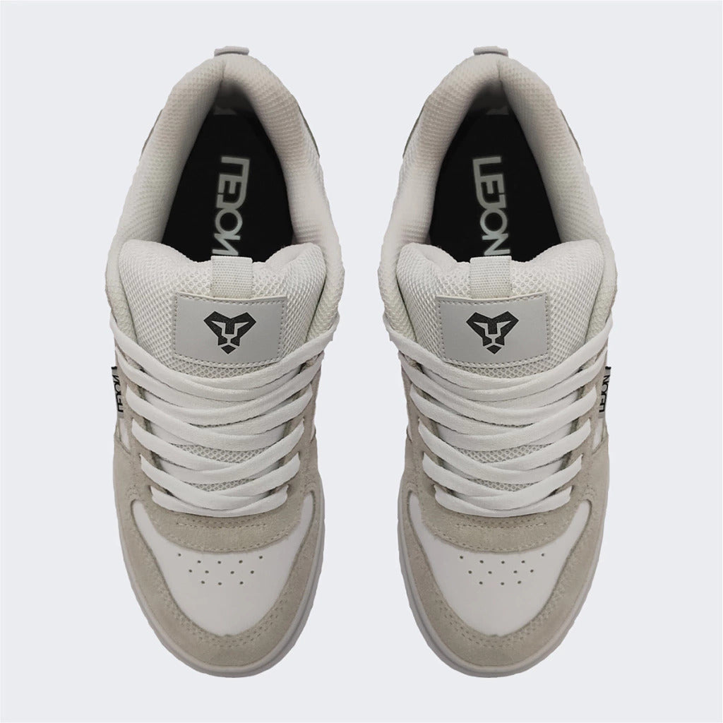 Tênis Lejon LJVU0247 Branco/Branco – Lifestyle Minimalista