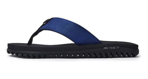 Kenner Kivah DLK-05 Black/Blue – Sandália Masculina Tratorada