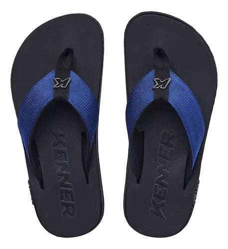 Kenner Kivah - Black/Blue – Sandália Masculina