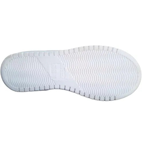 Tênis Feminino Plataforma Branco/Cobre VES580