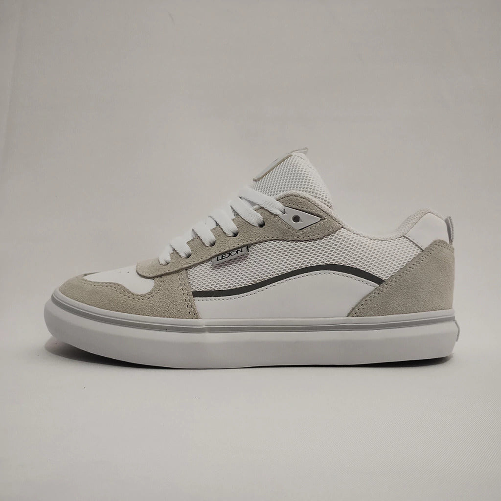 Tênis Lejon LJVU0247 Branco/Branco – Lifestyle Minimalista