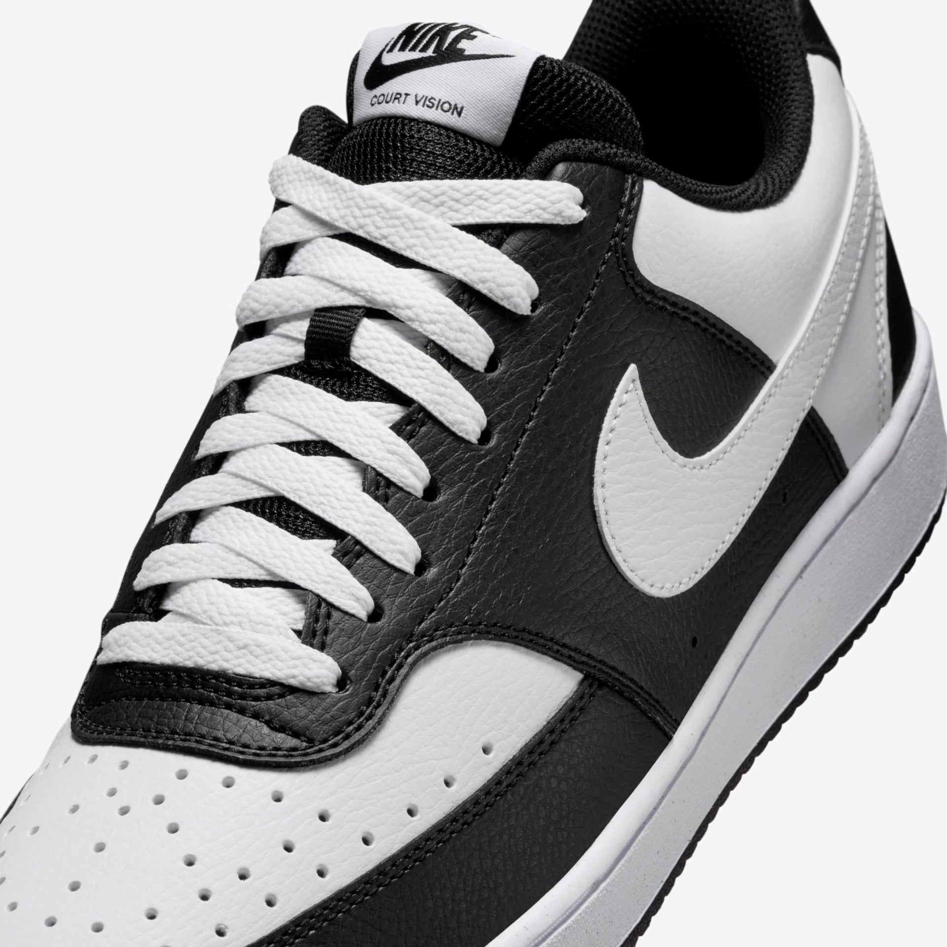 Tênis Nike Court Vision Low – Preto/Branco