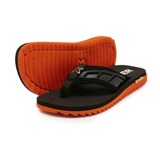 Kenner Kivah Full Force- Preto/Laranja  – Sandália Masculina