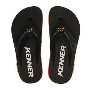 Kenner Kivah Full Force- Preto/Laranja  – Sandália Masculina