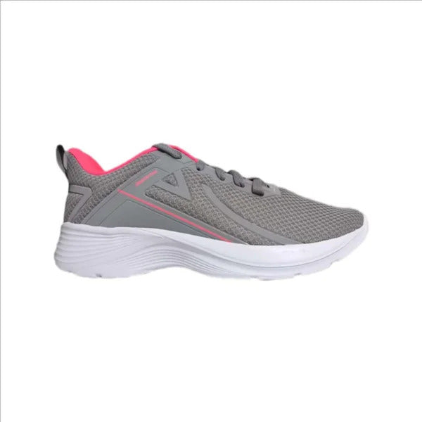 Tênis Lynd Essential Cinza/Pink – Conforto e Leveza