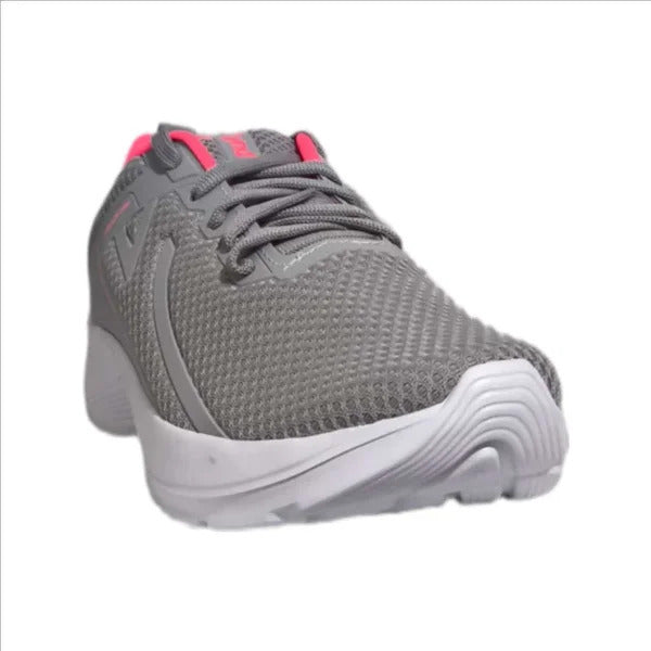 Tênis Lynd Essential Cinza/Pink – Conforto e Leveza
