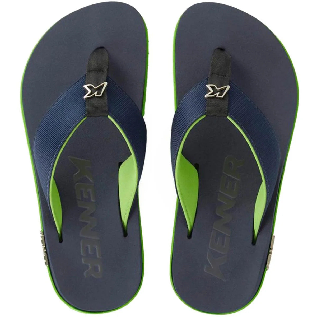 Kenner Kivah DLK-13 BlueNeon – Sandália Masculina Azul com Verde