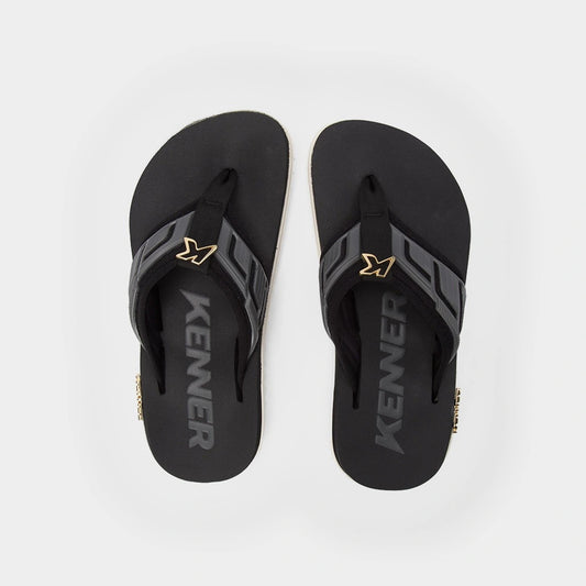 Kenner Kivah Full Force – Sandália Masculina Branco/Preto/Grafite