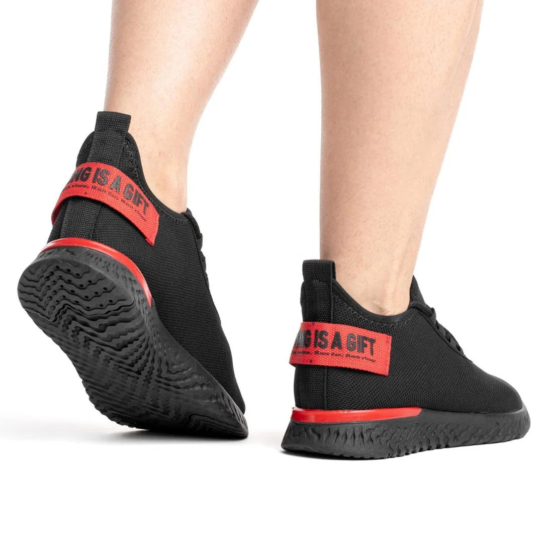 Tênis Masculino Oneflip JM002 Preto/Vermelho Esportivo