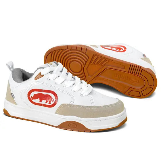 Tênis Ecko Malibu Street – White & Red