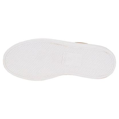 Tênis Casual Feminino Bege & Creme – Conforto e Estilo