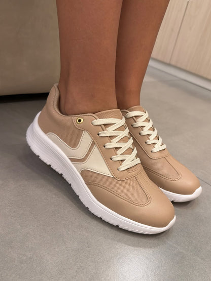 Tênis Napa Turim Gales Casual – Bege/Branco Off