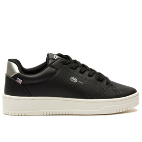 Tênis Ecko ECATL03 PretoPrata – Estilo Clássico e Elegância