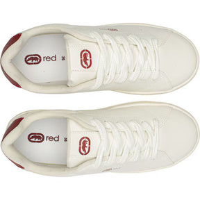 Tênis Ecko ECATL03 BrancoVermelho – Minimalismo com Toque de Estilo