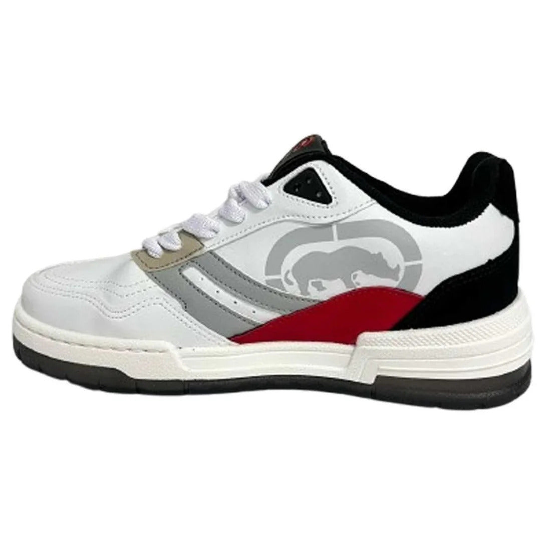 Tênis Hawk Branco/Vermelho – Estilo Retrô com Performance Urbana