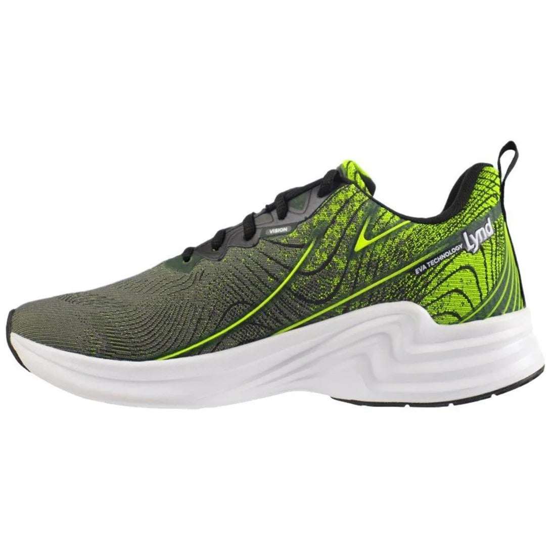 Tênis Lynd Vision – Preto/Verde Cítrico