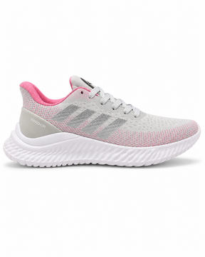 Tênis Feminino Esportivo Veloce Flow Rosa & Branco