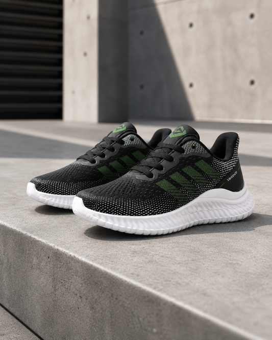 Tênis Casual Masculino Veloce Originals Urban Force Preto Caramelo